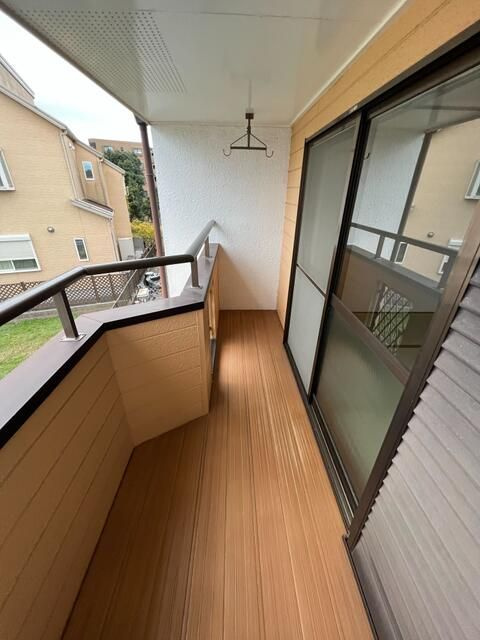 ボナール花島のバルコニー