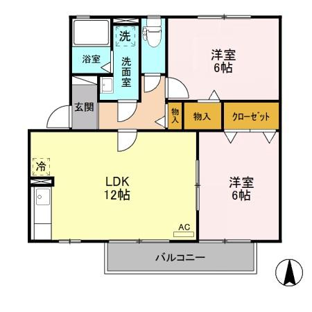 サンセール富士の間取り