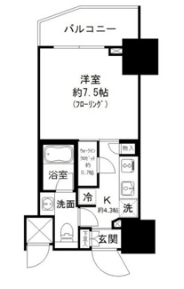 【間取り】 | パークリュクス白金高輪 | 間取りです。