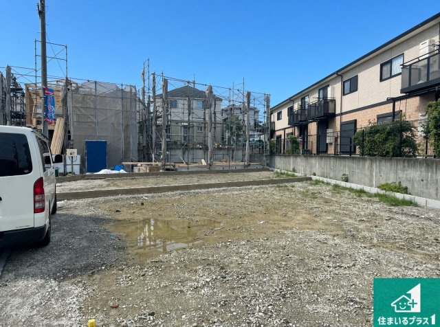 豊中市上野東　第1期　新築一戸建ての外観|現在の進捗状況です！順調に作業進行中、完成が待ち遠しいです！詳細の間取り等、お気軽にお問い合わせください！