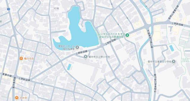 豊中市上野東　第1期　新築一戸建ての地図