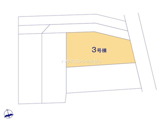 【区画図】 | 日進市岩崎町神明128【仲介手数料無料】新築一戸建て　3号棟