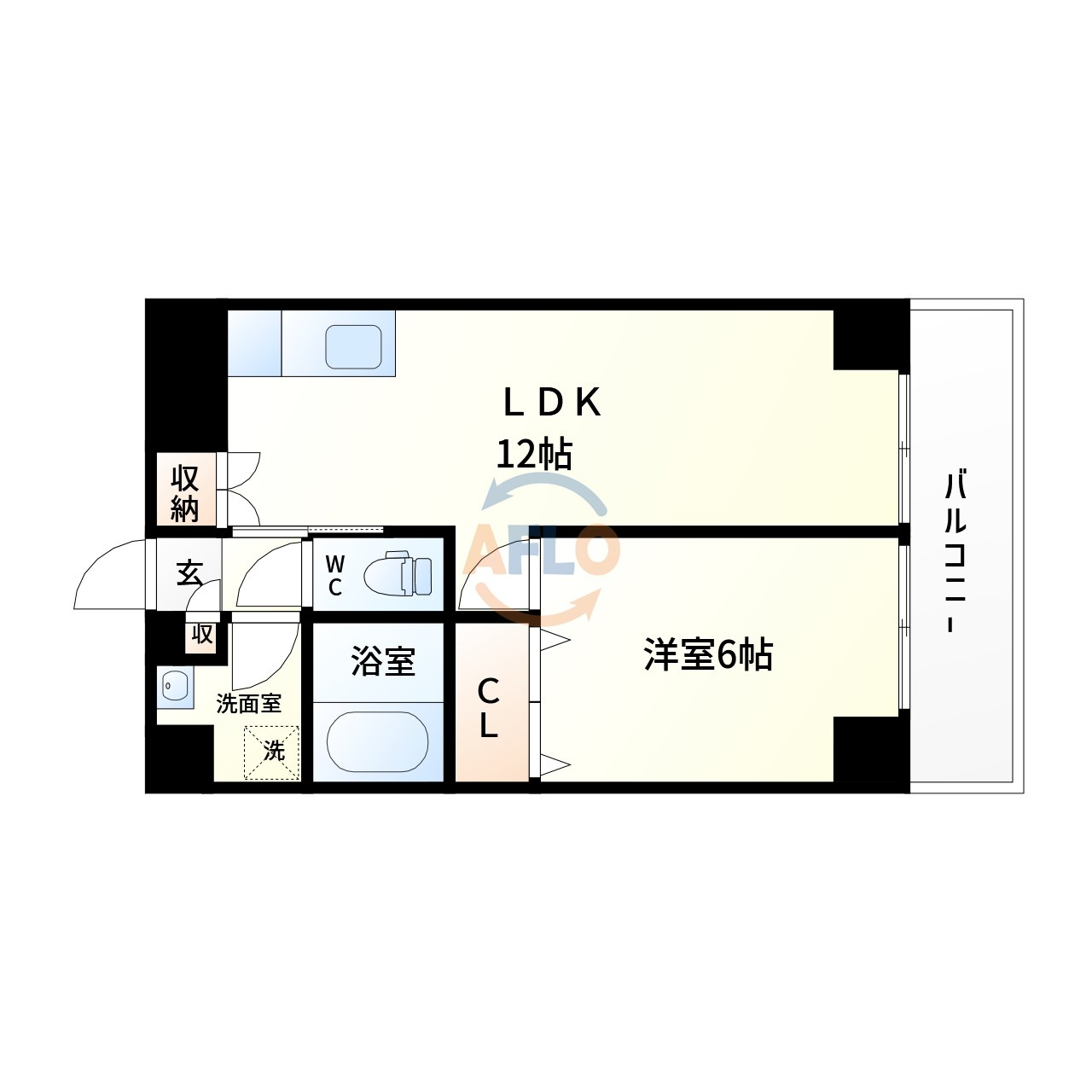 アビタシオン九条の間取り|アビタシオン九条　間取り