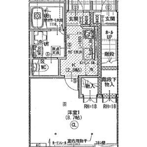 【新築】Deck館向の間取り