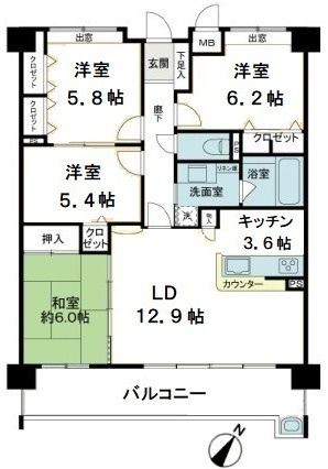 西区井口2丁目ビアンカ井口リレッシュ105号室