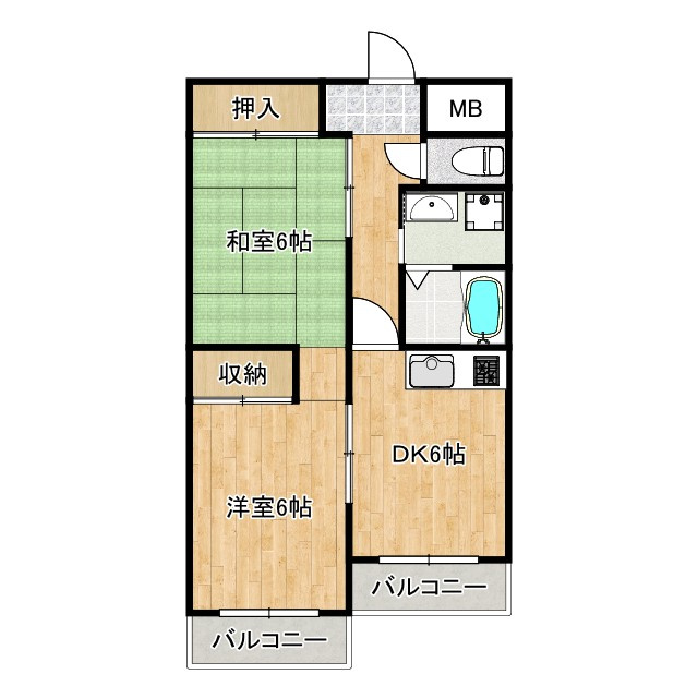 スクエア板橋の間取り|間取り図です