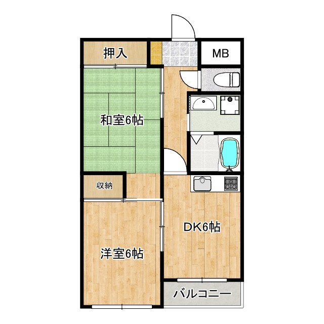 スクエア板橋の間取り|間取り図です