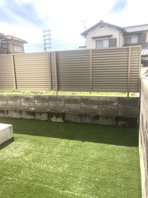 三笠町戸建の庭