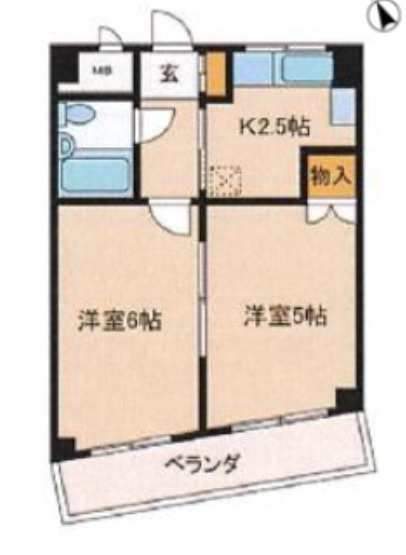 カーサヴェルデ経堂の間取り