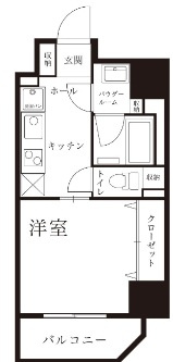 eins kuramaeの間取り|間取りです。