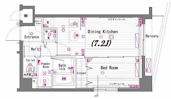 ガラ・シティ神田淡路町の間取り|間取りです。
