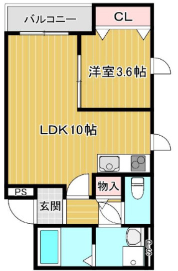 ファインウッド南茨木の間取り