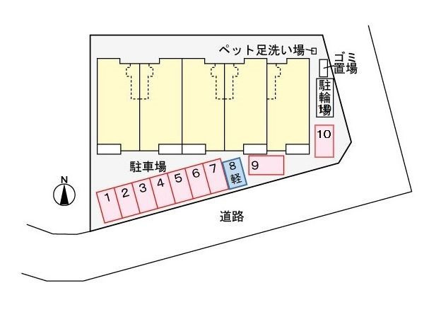 サン　エスポワールの区画図