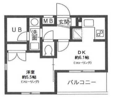 ヴィレフレールの間取り
