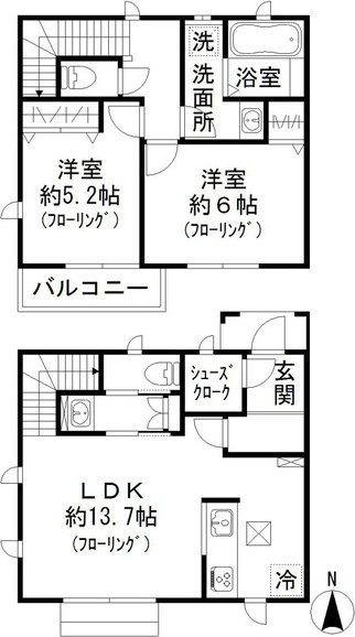 チサカXＩＩの間取り