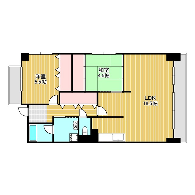 ピーチヒル加茂の間取り