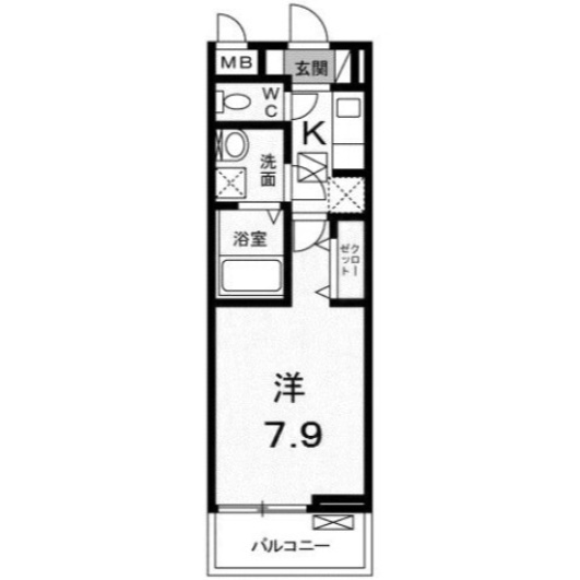 【間取り】 | ブッシュ　クローバー　Ⅶ