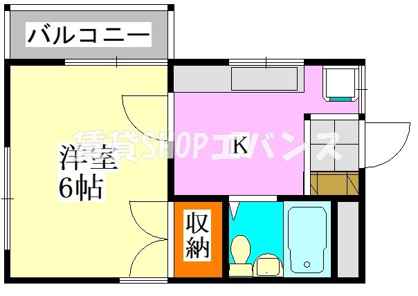 【間取り】 | ハイツカメリア