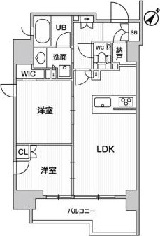 ディームス大井町の間取り