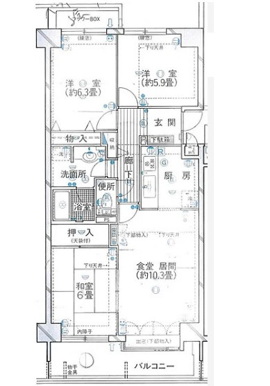 西区井口台3丁目井口台パークヒルズ壱番館803号室