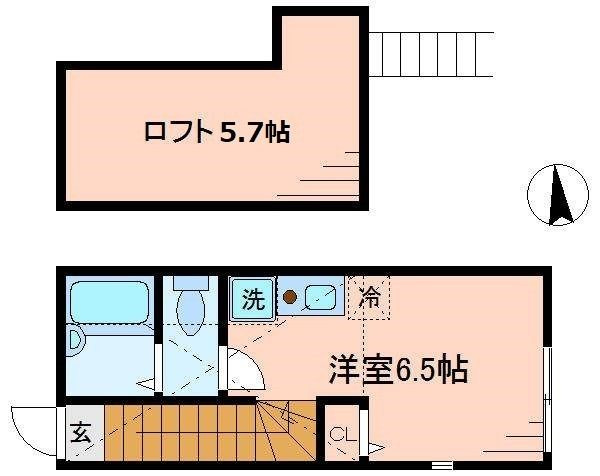 バーミープレイス西国分寺Ⅱ の間取り