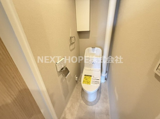 【トイレ】 | サンハイツ武庫之荘３号棟 | 新品のトイレです♪水廻り全てが新品で気持ちよくご入居していただけます！！