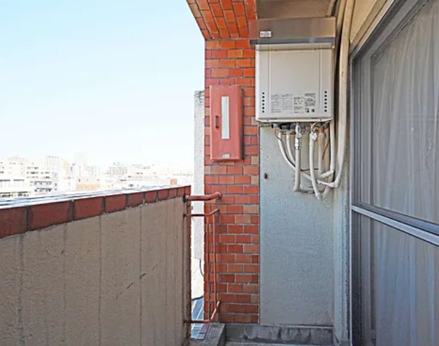 マンションパーク宮仲のバルコニー