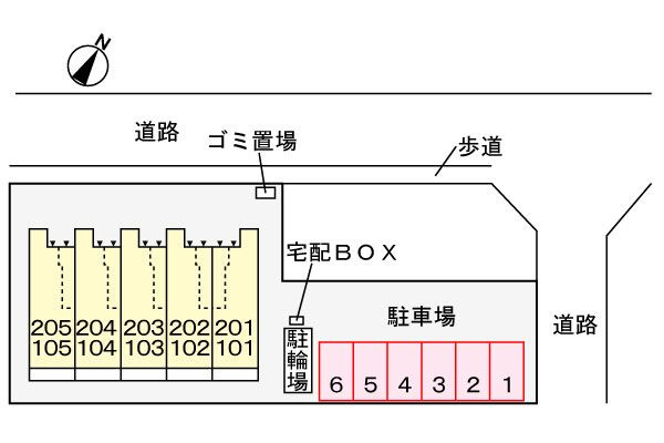 【区画図】 | ボヌール