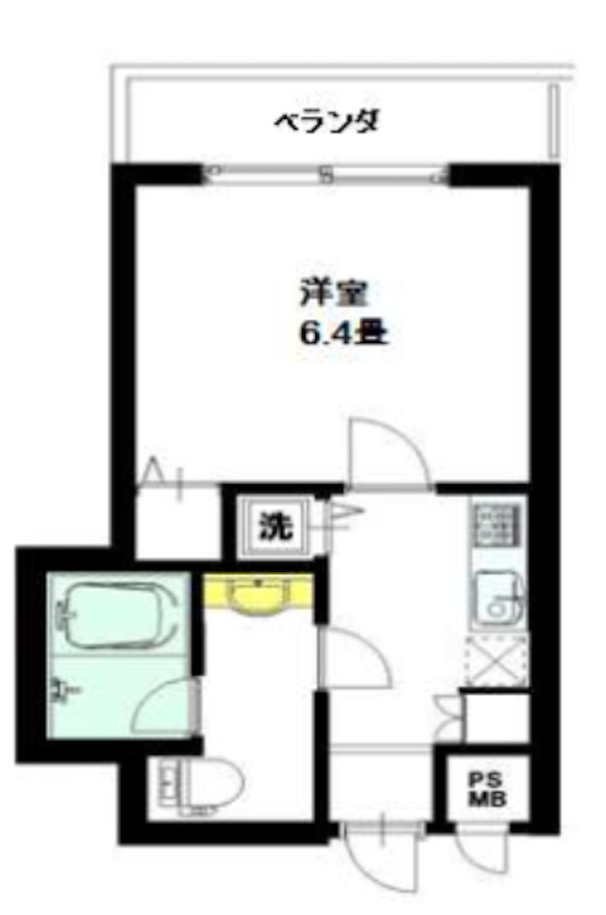 板橋区幸町の賃貸マンションの間取り|間取り