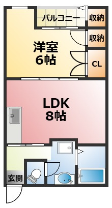 光南荘マンションの間取り