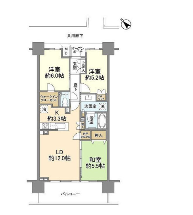 プラウドシティ船堀の間取り
