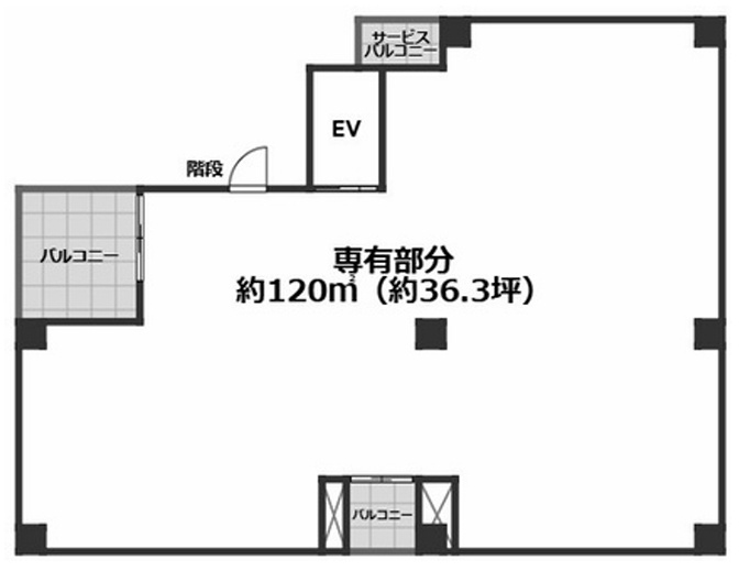 オズ堺東ＢＬＤの間取り