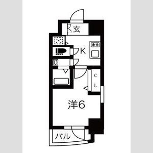 エスリードレジデンス大阪福島フロントの間取り