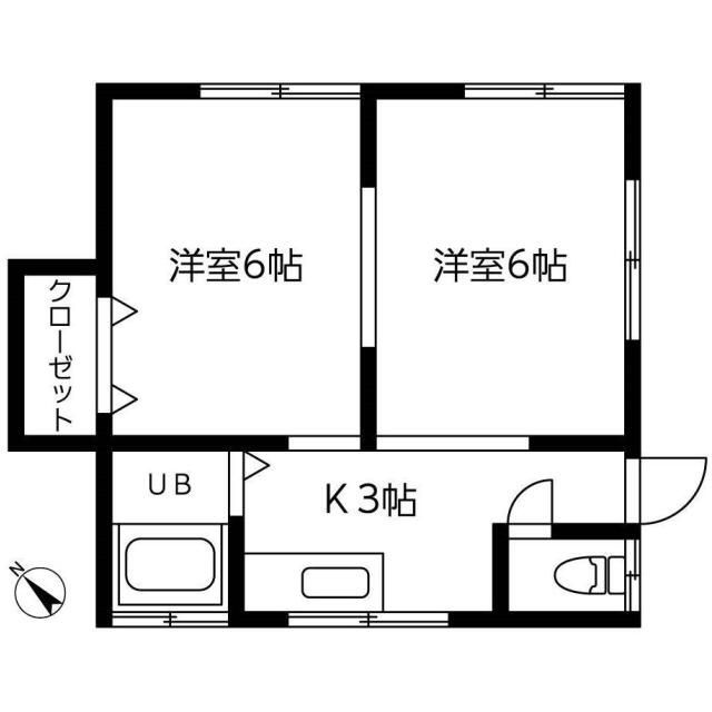 コーポＭの間取り