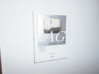 【セキュリティ】 | Casa　Lirio | モニター付インターホンです。