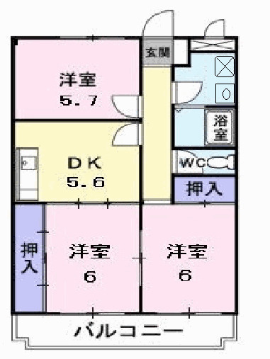 セレニオンハイツの間取り|間取図