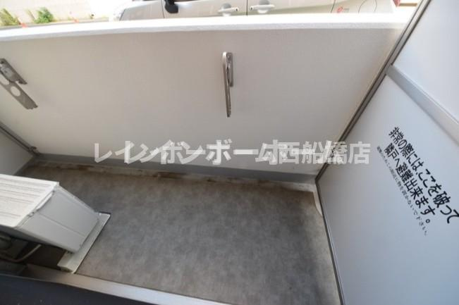 S-FORT船橋海神Eastのバルコニー