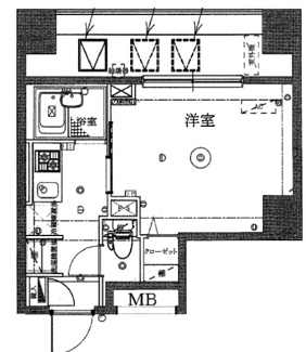 【間取り】 | グローバン本所吾妻橋駅前 | 間取りです。