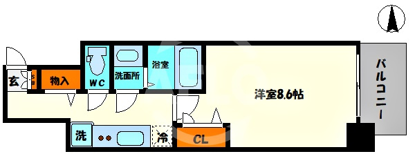 プレサンス堺筋本町センティスの間取り|プレサンス堺筋本町センティス　間取り