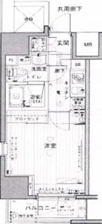 【間取り】 | パークウェル蔵前 | 間取りです。