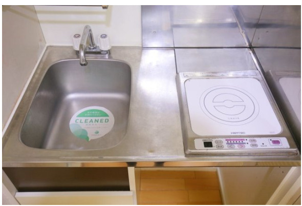 日神パレス永福町のキッチン|コンパクトなキッチンで掃除もラクラク