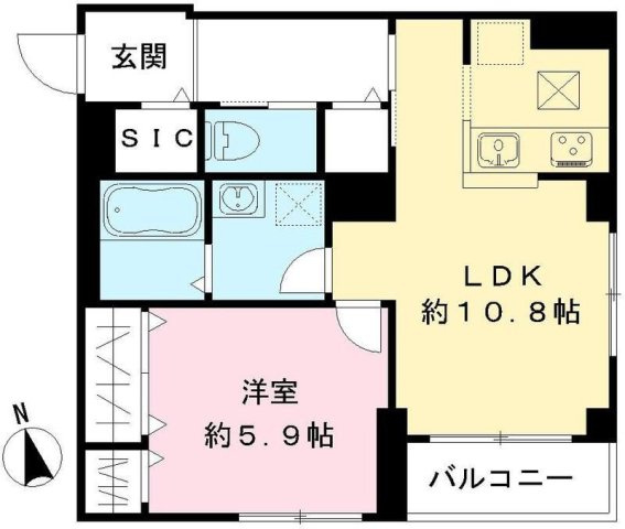 ホワイト・ルミエの間取り