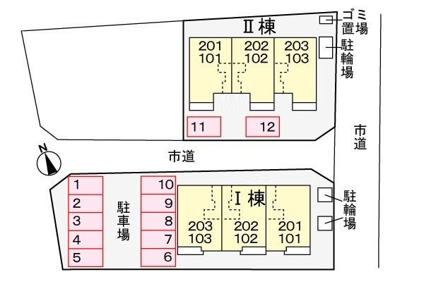 ドルフィンⅡの区画図