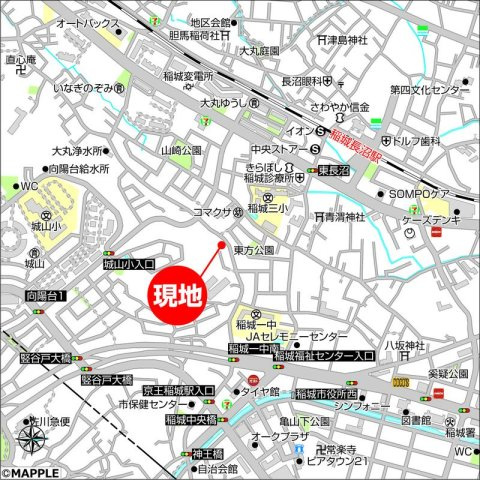 Ｌｉｎｅｒａ Ⅰ Ⅰの地図