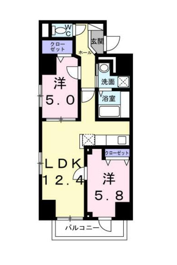 日暮里クリスタルガーデンの間取り