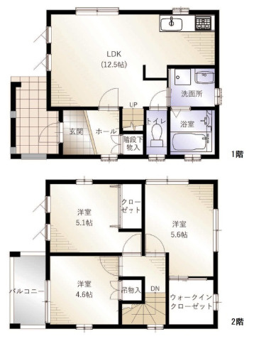 【間取り】 | フジパレス戸建賃貸東助松町二丁目 