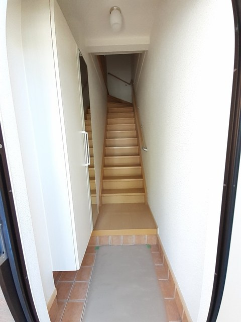 サンハイツの玄関