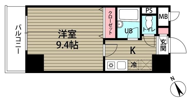 市川市南八幡４丁目の賃貸マンションの間取り
