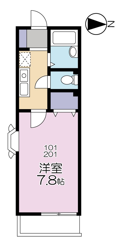 アネックスK2 の間取り