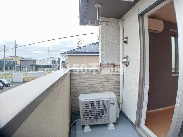 コンフォート中鶉Ⅰのバルコニー|広々としたバルコニーです